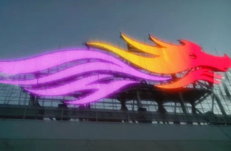 香港湾仔龙头灯光工程（调试阶段）