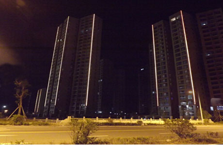 浙江慈溪白露园灯光工程