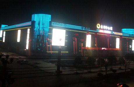 浙江诸暨永利商业中心灯光工程（调试阶段）