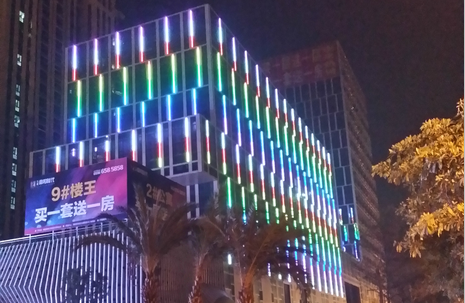 厦门时代广场外墙灯光